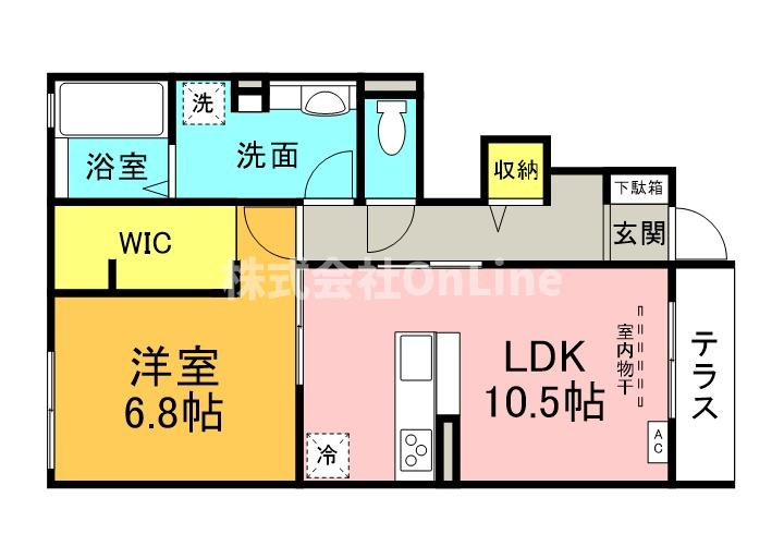 紹の間取り