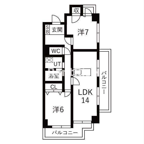 メゾン深山の間取り
