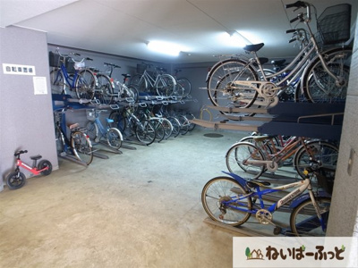 【その他共用部分】 | コスモ千葉グレイスヒルズ | キレイに整頓された駐輪スペース☆