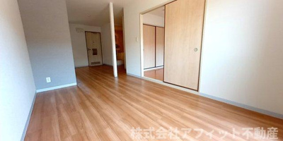 【居間・リビング】 | ハイネス田中Ⅱ　 A棟 | LDK12.4帖