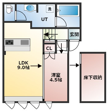 【間取り】 | エスパニア札幌Ⅴ | 間取りです。