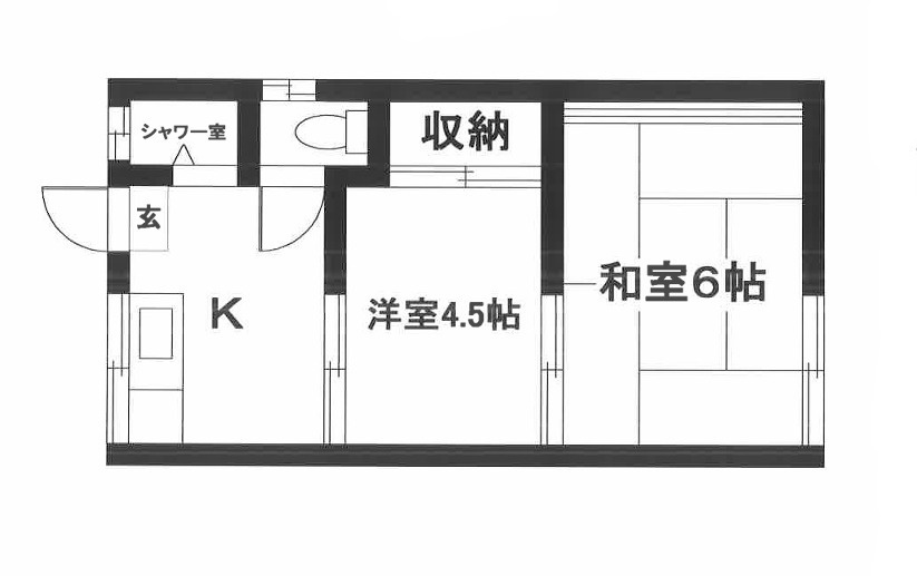 サンビレッヂ東辻井の間取り