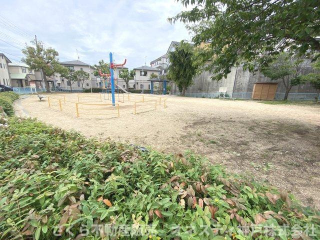 神戸市西区二ツ屋1丁目 中古戸建の周辺|田井ノ前公園。徒歩約１分。距離約70ｍです。