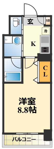 グランレブリー洛西口の間取り
