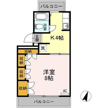 ハイツ伊世の間取り