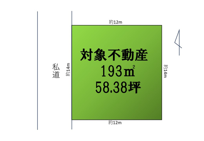 【土地図】 | 熊谷市板井売地