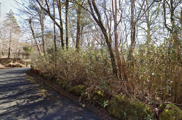 富士急十里木高原別荘地⑪　十里木の前面道路含む現地写真