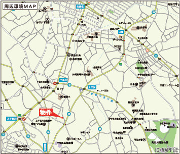 うるま市喜屋武　第２の地図