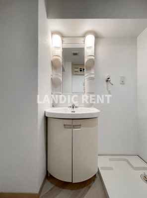 【洗面所】 | ニューガイアリルーム西新南No.67