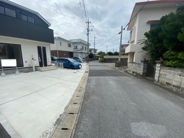 うるま市喜屋武　第２の前面道路含む現地写真
