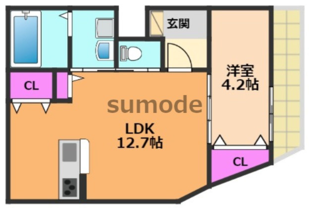 【間取り】 | パロス茨木ノーステラス