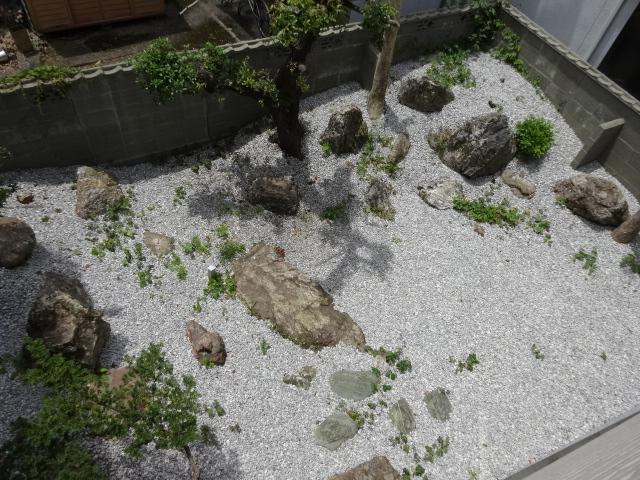 南国市立田　中古一戸建の庭