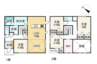 【間取り】 | 近江八幡市安土町下豊浦　中古戸建
