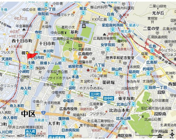 【地図】Ｓｕｎｓｑｕａｒｅ堺町