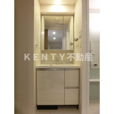 【洗面所】 | パークアクシス池上 | 使いやすい洗面所です