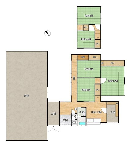 和田町戸建の間取り