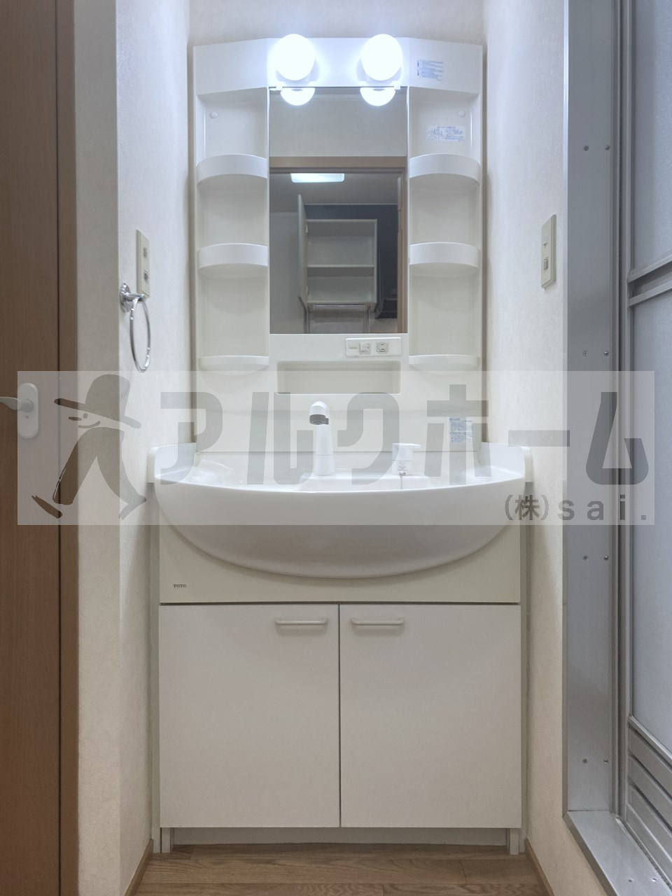 ピュアハイムの独立洗面台