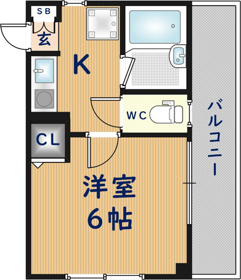 【間取り】 | セカンドアベニールハイツ