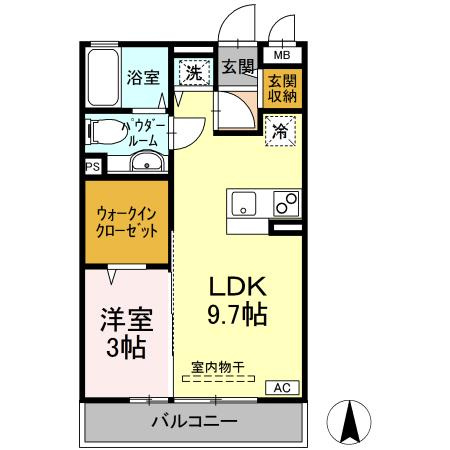 コート ロイヤル アネックスの間取り