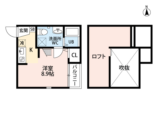 【間取り】 | ロワゾブルー七隈 | 現況優先。