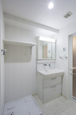 【独立洗面台】 | サンヒルズ大橋駅前 | 別号室の写真になります。現況優先。