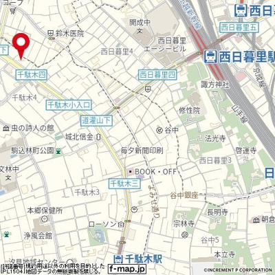 【地図】 | ダイホープラザ千駄木