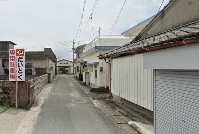 枕崎市折口町　売地の前面道路含む現地写真