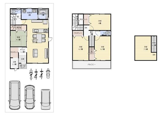 【間取り】 | 吾川郡いの町枝川