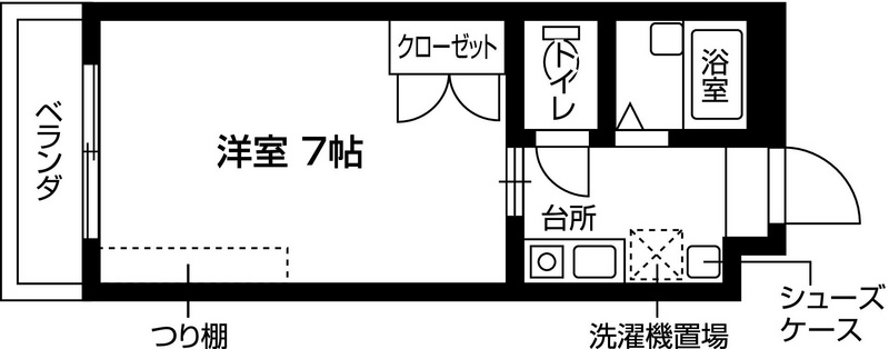 Racross桃山の間取り|代表的な間取りです。