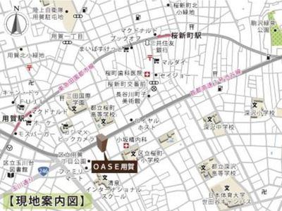 【地図】 | ＯＡＳＥ用賀ＷＥＳＴ