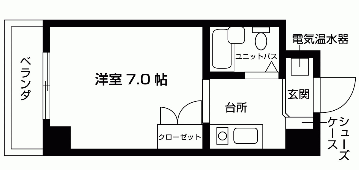Shan-Gri-La Diamond Buildingの間取り|代表的な間取りです。
