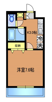 【間取り】 | レジデンス高橋Ⅱ