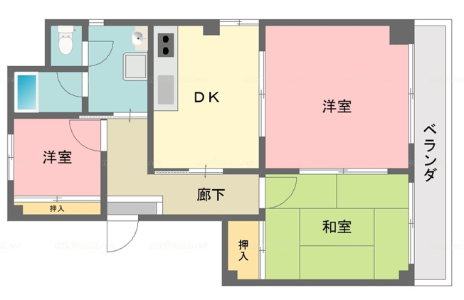 【間取り】 | グレースコート青葉丘