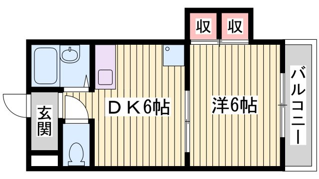 第二森レジデンスの間取り