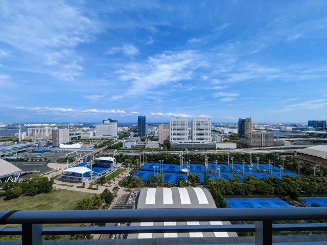 ブリリア有明スカイタワーの展望|バルコニーから南東方向の眺望