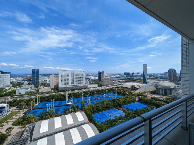 ブリリア有明スカイタワーの展望|バルコニーから南方向の眺望