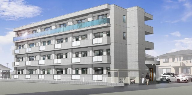 合志市幾久富の賃貸マンションの外観