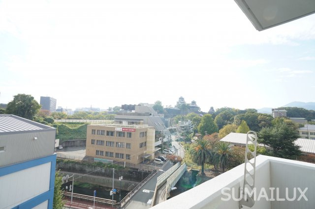 熊本市中央区上林町の賃貸マンションの展望