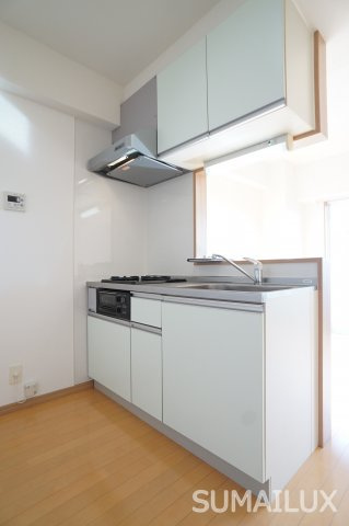 熊本市中央区上林町の賃貸マンションのキッチン