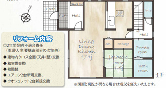 【間取り】 | 春日部市中央3丁目 中古戸建て | 1階