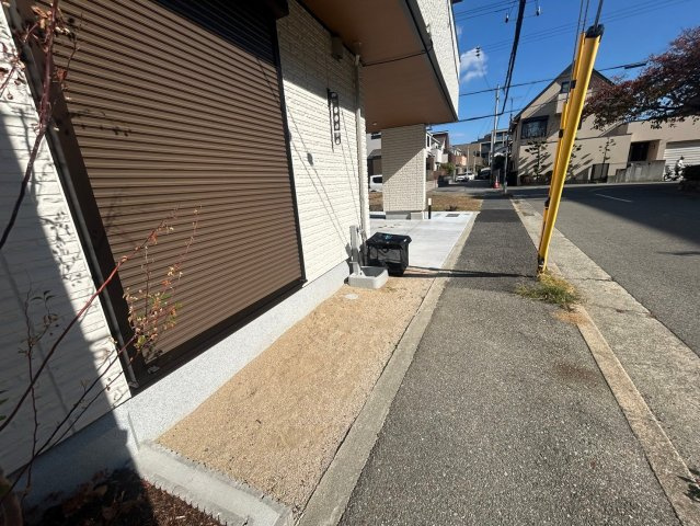 芦屋市松浜町スカイエのバルコニー