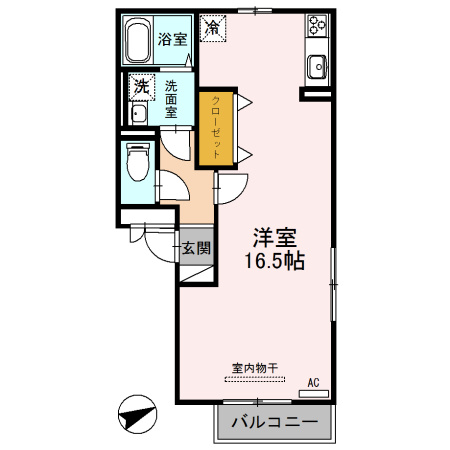 アメニティーベフの間取り