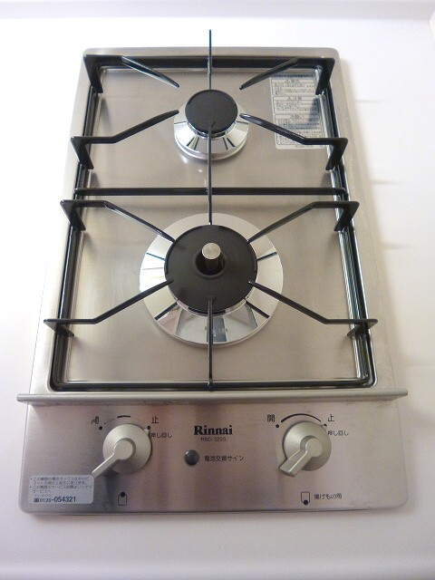 ParkCube上野の設備|ガス２口コンロです