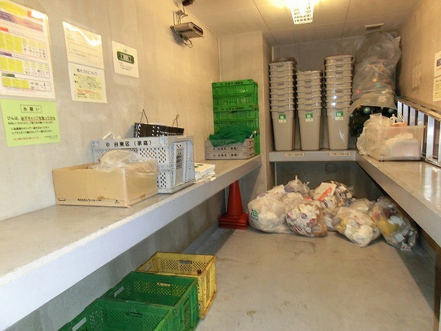 ParkCube上野の設備|２４時間利用可能なごみ置場です