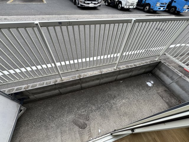 カーサドマーニのバルコニー