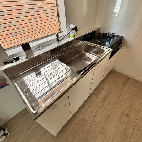 中島町3丁目アパートのキッチン