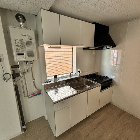 中島町3丁目アパートのキッチン