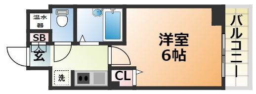 エステムコート神戸西の間取り
