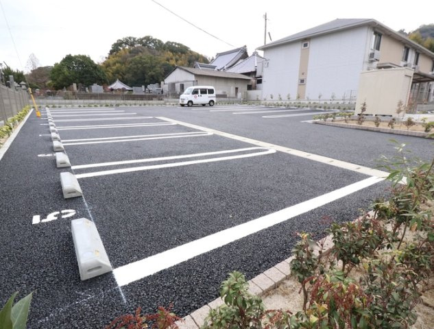 熊本市中央区横手３丁目のアパートの駐車場