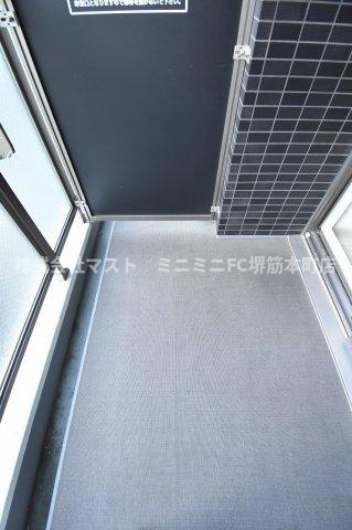 プレサンス梅田東アルファのバルコニー